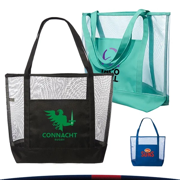 Jolie Mesh Beach Bag - Jolie Mesh Beach Bag - Image 0 of 5