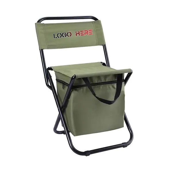 Foldable Fishing Chair with Cooler Bag - Foldable Fishing Chair with Cooler Bag - Image 0 of 8