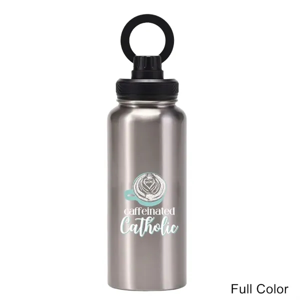 34 oz Vacuum Thermal Water Cup with Rotating Phone Holder - 34 oz Vacuum Thermal Water Cup with Rotating Phone Holder - Image 6 of 29
