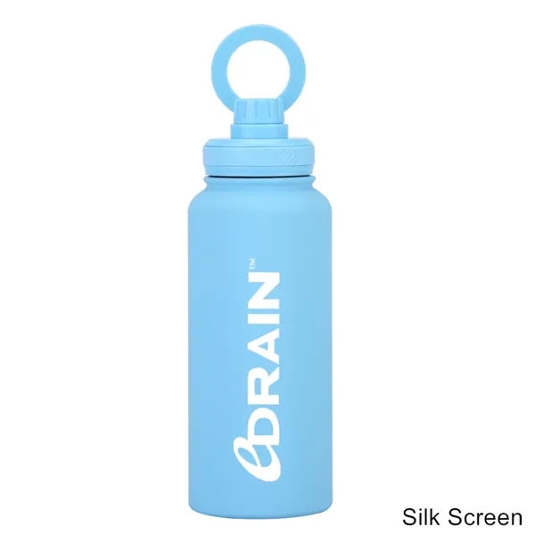 34 oz Vacuum Thermal Water Cup with Rotating Phone Holder - 34 oz Vacuum Thermal Water Cup with Rotating Phone Holder - Image 10 of 29