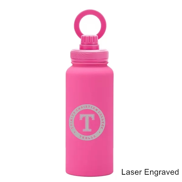 34 oz Vacuum Thermal Water Cup with Rotating Phone Holder - 34 oz Vacuum Thermal Water Cup with Rotating Phone Holder - Image 19 of 29