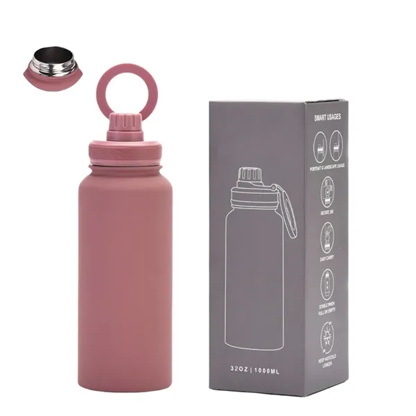 34 oz Vacuum Thermal Water Cup with Rotating Phone Holder - 34 oz Vacuum Thermal Water Cup with Rotating Phone Holder - Image 27 of 29