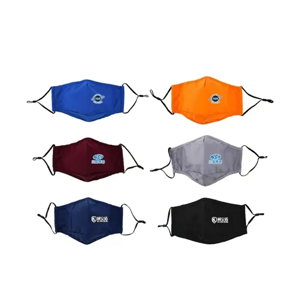 Adjustable Cotton Face Mask - Adjustable Cotton Face Mask - Image 1 of 2