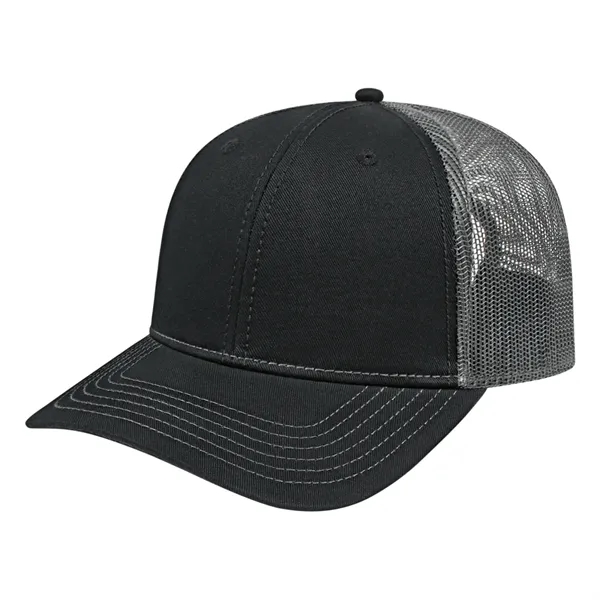Poly/Cotton Mesh Back Cap