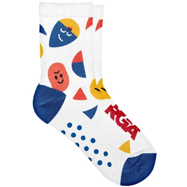 Kids Non-Slip Jacquard Grip Socks - Kids Non-Slip Jacquard Grip Socks - Image 2 of 4