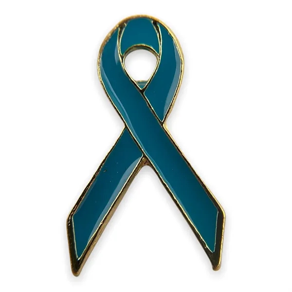 Teal Ribbon Lapel Pin - Teal Ribbon Lapel Pin - Image 0 of 2