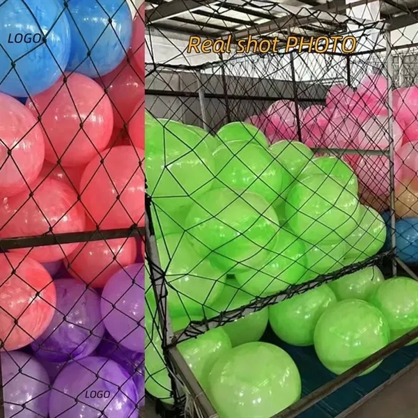 Inflatable Yoga Marbleized Bouncy Balls for Kids Outdoor Fun - Inflatable Yoga Marbleized Bouncy Balls for Kids Outdoor Fun - Image 4 of 5