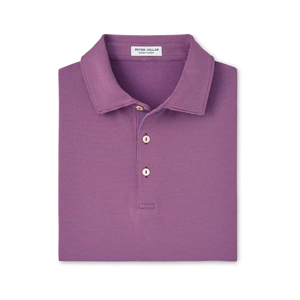 Peter Millar Men's Jubilee Striped Polo - Peter Millar Men's Jubilee Striped Polo - Image 5 of 10