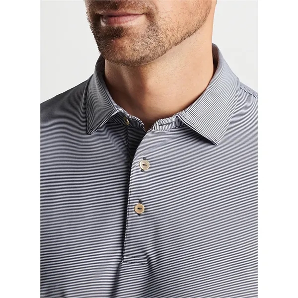 Peter Millar Men's Jubilee Striped Polo - Peter Millar Men's Jubilee Striped Polo - Image 10 of 10