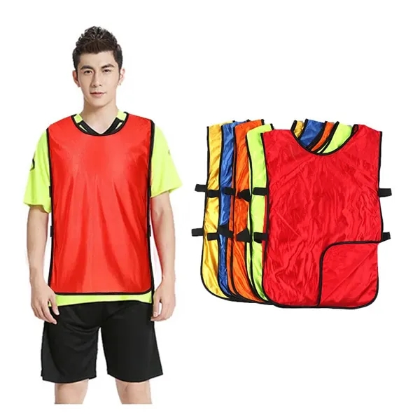 Custom Polyester Scrimmage Vests Sport Pinnies Soccer Bibs - Custom Polyester Scrimmage Vests Sport Pinnies Soccer Bibs - Image 2 of 3