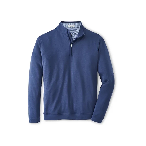 Peter Millar Men's Perth Performance Melange Quarter-Zip - Peter Millar Men's Perth Performance Melange Quarter-Zip - Image 2 of 11