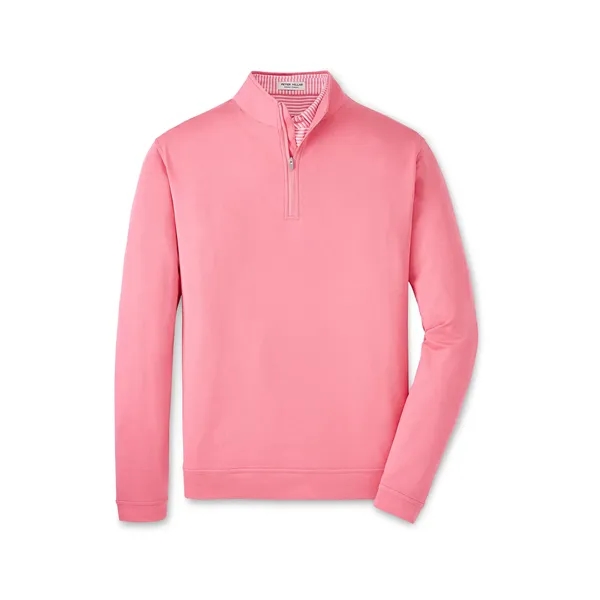 Peter Millar Men's Perth Performance Melange Quarter-Zip - Peter Millar Men's Perth Performance Melange Quarter-Zip - Image 3 of 11
