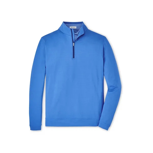 Peter Millar Men's Perth Performance Melange Quarter-Zip - Peter Millar Men's Perth Performance Melange Quarter-Zip - Image 5 of 11