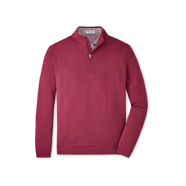 Peter Millar Men's Perth Performance Melange Quarter-Zip - Peter Millar Men's Perth Performance Melange Quarter-Zip - Image 6 of 11