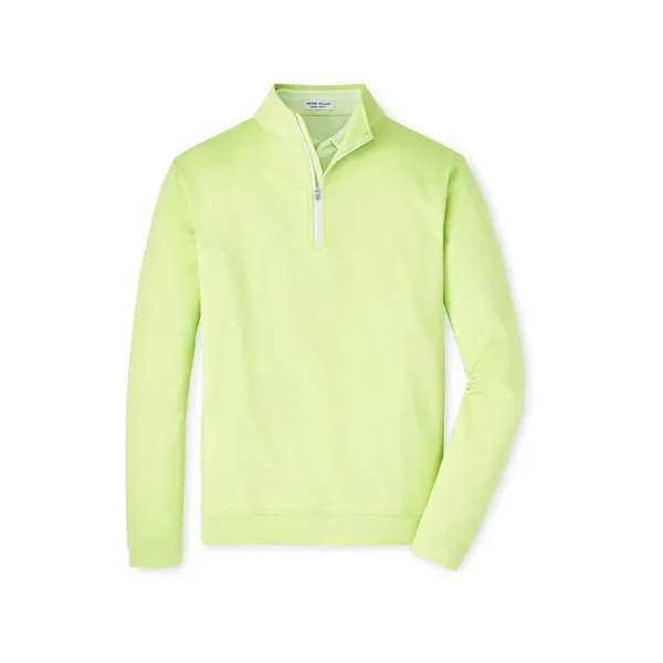 Peter Millar Men's Perth Performance Melange Quarter-Zip - Peter Millar Men's Perth Performance Melange Quarter-Zip - Image 8 of 11