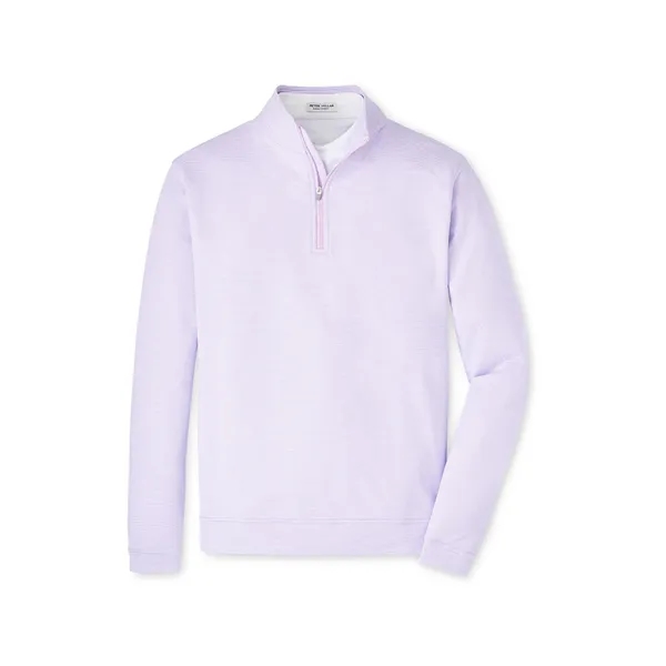 Peter Millar Men's Perth Sugar Stripe Performance Quarter - Peter Millar Men's Perth Sugar Stripe Performance Quarter - Image 4 of 6