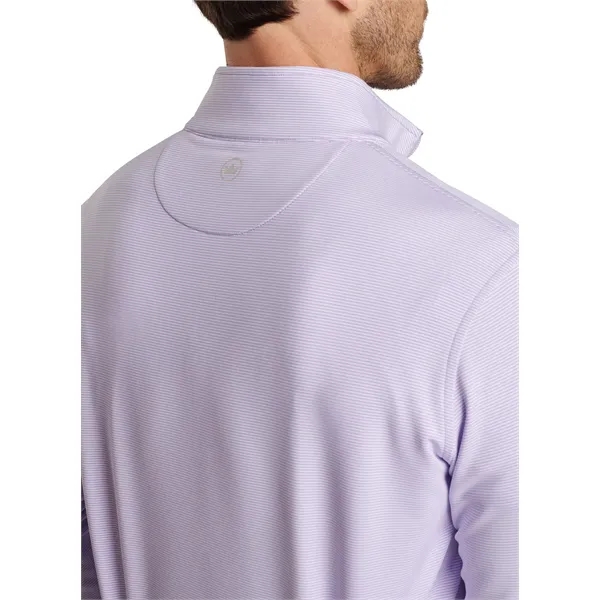 Peter Millar Men's Perth Sugar Stripe Performance Quarter - Peter Millar Men's Perth Sugar Stripe Performance Quarter - Image 5 of 6