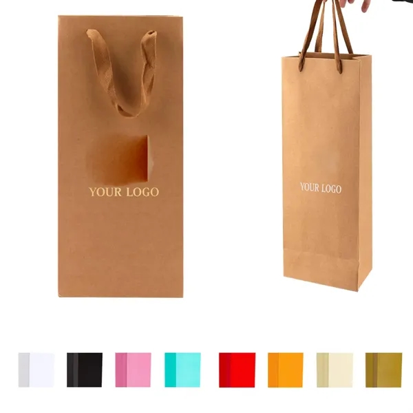 1-Bottle Red Wine Packaging Gift Bag Holder - 1-Bottle Red Wine Packaging Gift Bag Holder - Image 0 of 1