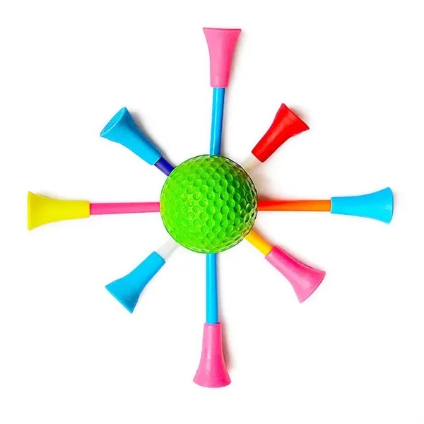 Golf Tees Plastic With Rubber Cushion - Golf Tees Plastic With Rubber Cushion - Image 1 of 3