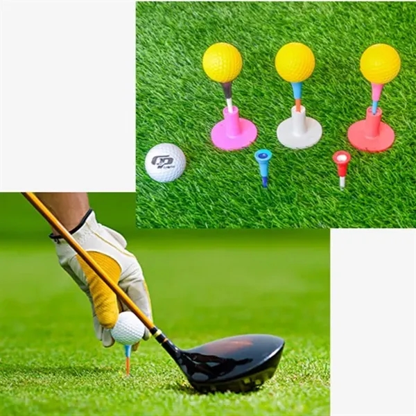 Golf Tees Plastic With Rubber Cushion - Golf Tees Plastic With Rubber Cushion - Image 2 of 3