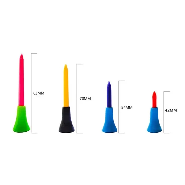 Golf Tees Plastic With Rubber Cushion - Golf Tees Plastic With Rubber Cushion - Image 3 of 3