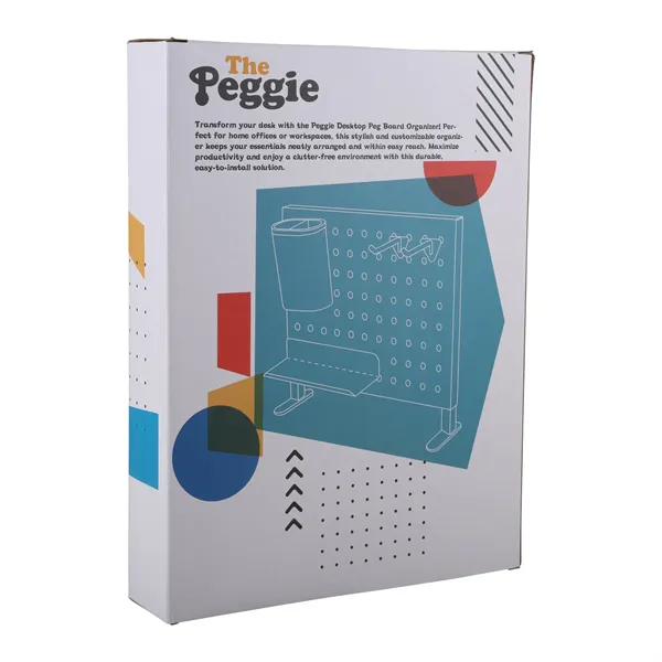 Peggie - Desktop Pegboard Organizer - Peggie - Desktop Pegboard Organizer - Image 6 of 10