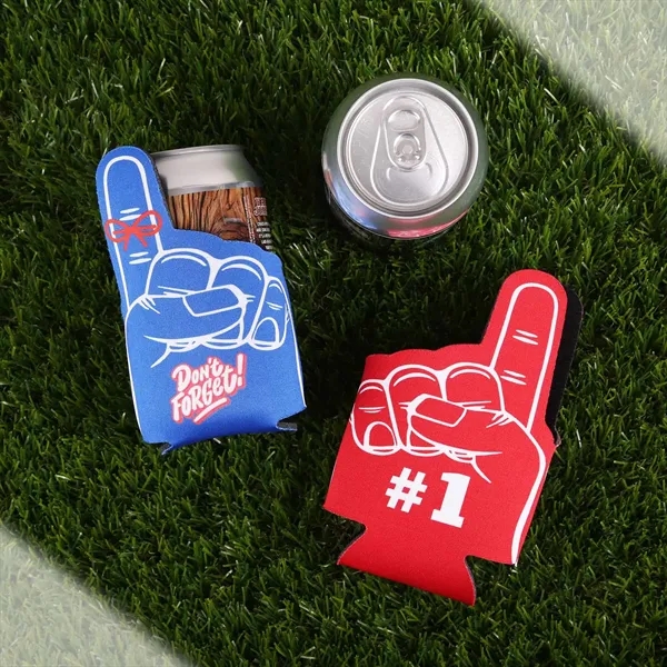 American Made Foam Finger Can Cooler - American Made Foam Finger Can Cooler - Image 1 of 2