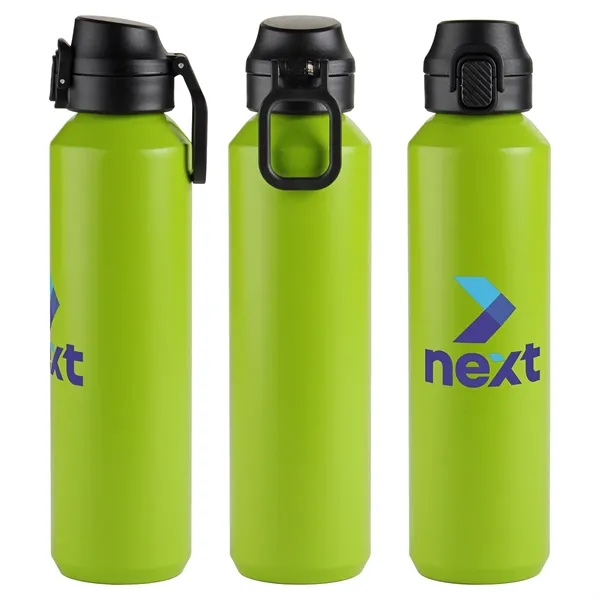 Nexus 27 oz Recycled Aluminum Bottle with Flip-Top Lid and C - Nexus 27 oz Recycled Aluminum Bottle with Flip-Top Lid and C - Image 3 of 15