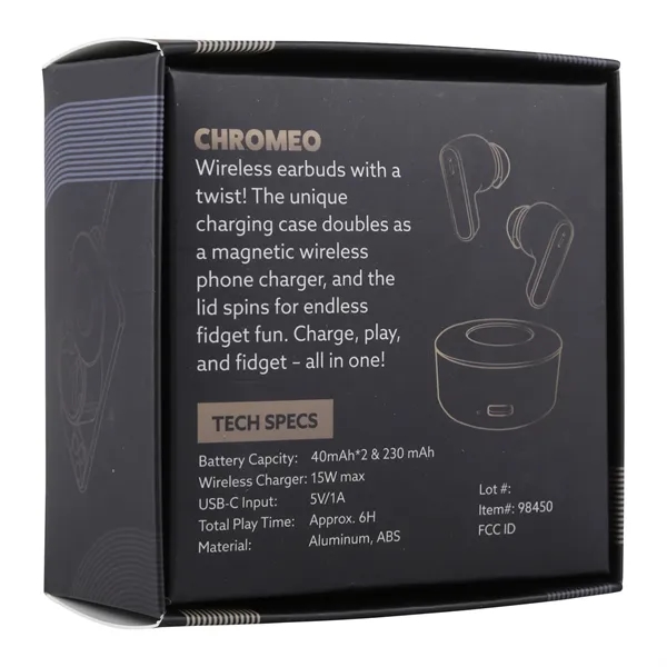 Chromeo Wireless Earbuds And Wireless Charger - Chromeo Wireless Earbuds And Wireless Charger - Image 5 of 17