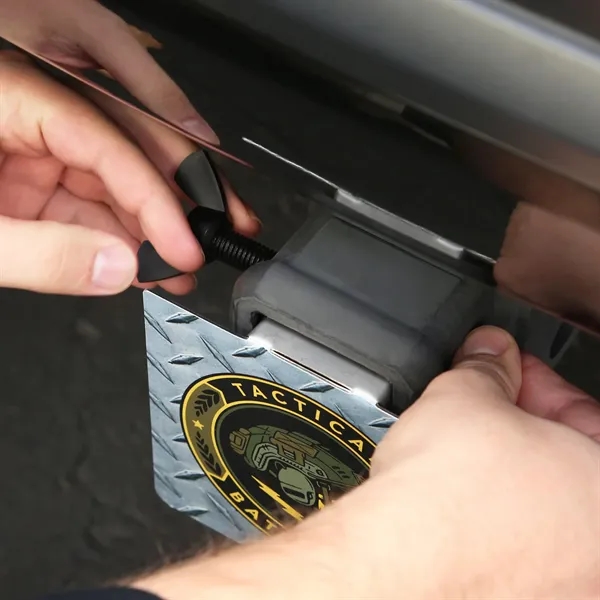 Metal Trailer Hitch Cover - Metal Trailer Hitch Cover - Image 3 of 6