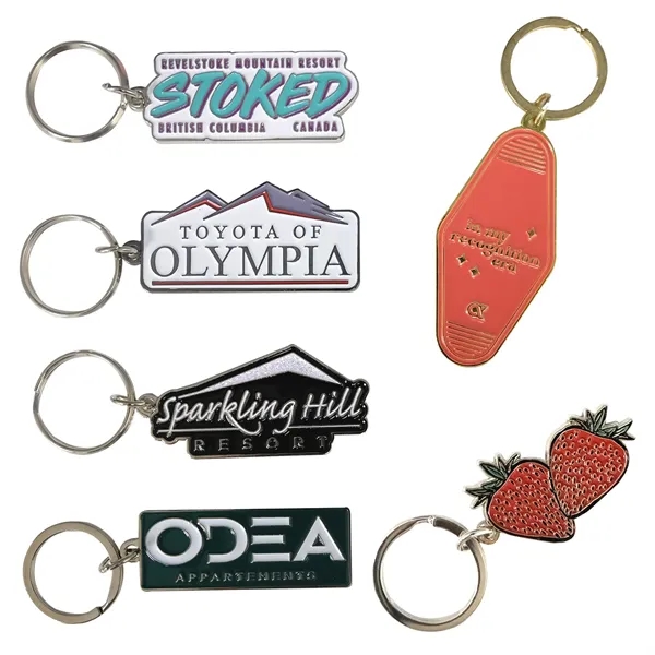 2" x 1" Diestruck Soft Enamel Keychain - 2" x 1" Diestruck Soft Enamel Keychain - Image 3 of 3