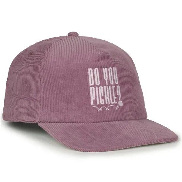 Corduroy Solid Back Cap