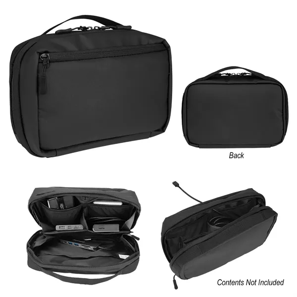 rPET Tech Pouch With Easy Cord Access - rPET Tech Pouch With Easy Cord Access - Image 2 of 2