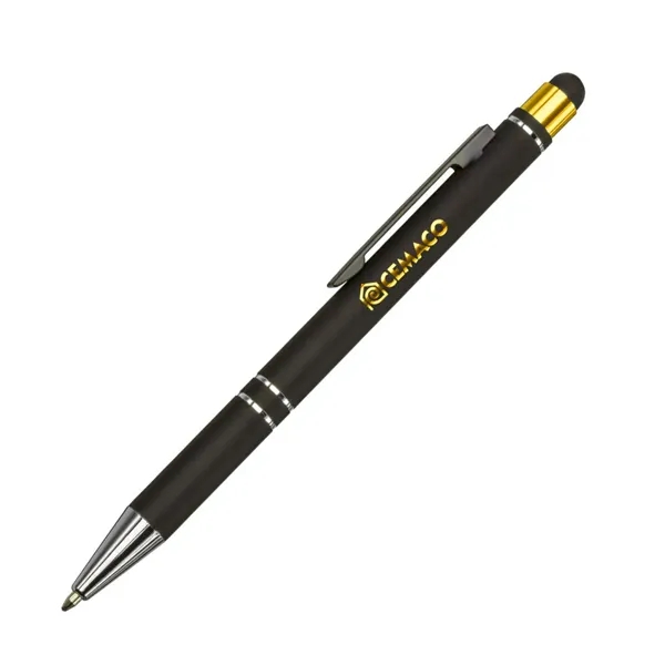 Scroll Metal Ballpoint Pen/Stylus - Scroll Metal Ballpoint Pen/Stylus - Image 2 of 13