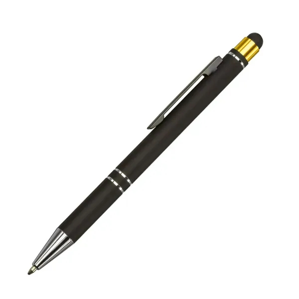 Scroll Metal Ballpoint Pen/Stylus - Scroll Metal Ballpoint Pen/Stylus - Image 3 of 13