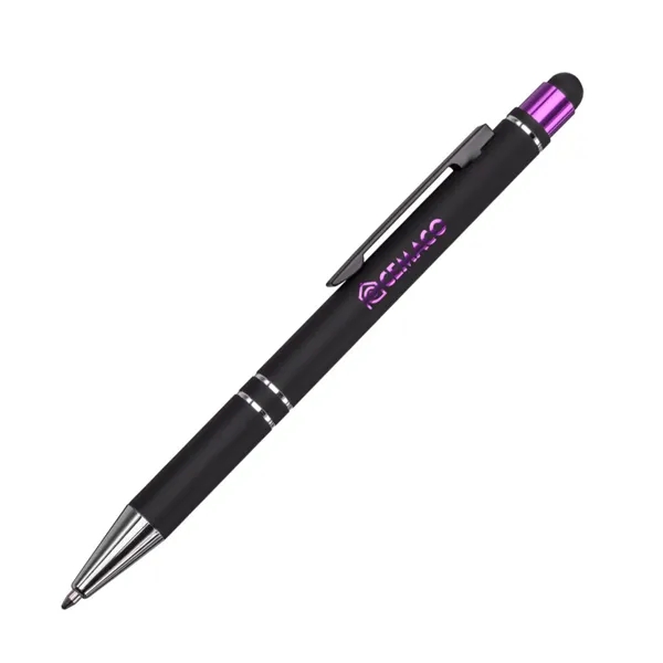 Scroll Metal Ballpoint Pen/Stylus - Scroll Metal Ballpoint Pen/Stylus - Image 8 of 13