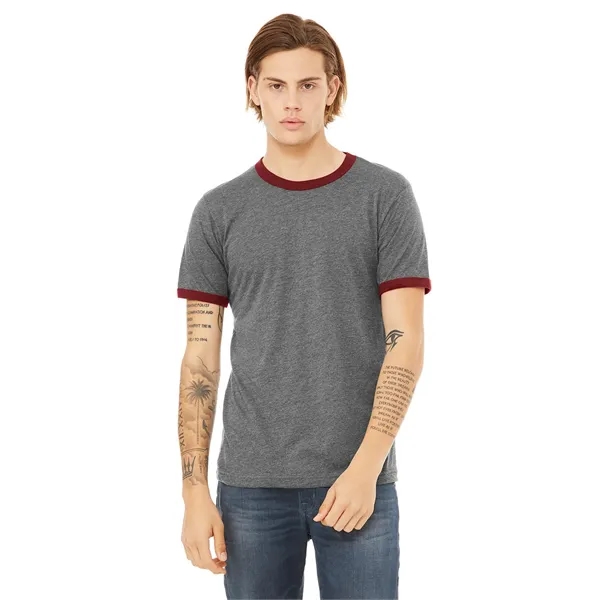 Bella + Canvas Men's Jersey Short-Sleeve Ringer T-Shirt - Bella + Canvas Men's Jersey Short-Sleeve Ringer T-Shirt - Image 1 of 7