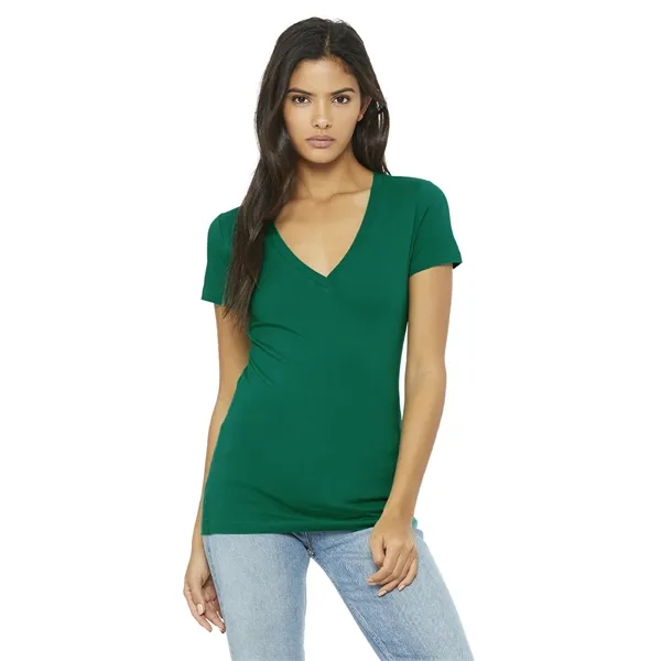 Bella + Canvas Ladies' Jersey Short-Sleeve Deep V-Neck T-... - Bella + Canvas Ladies' Jersey Short-Sleeve Deep V-Neck T-... - Image 87 of 88