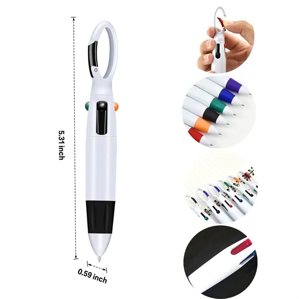 4-Color Retractable Ballpoint Pen - 4-Color Retractable Ballpoint Pen - Image 1 of 4