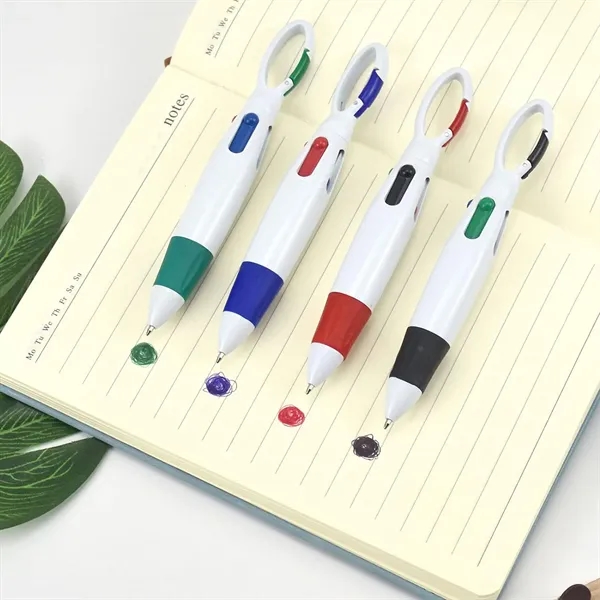 4-Color Retractable Ballpoint Pen - 4-Color Retractable Ballpoint Pen - Image 3 of 4