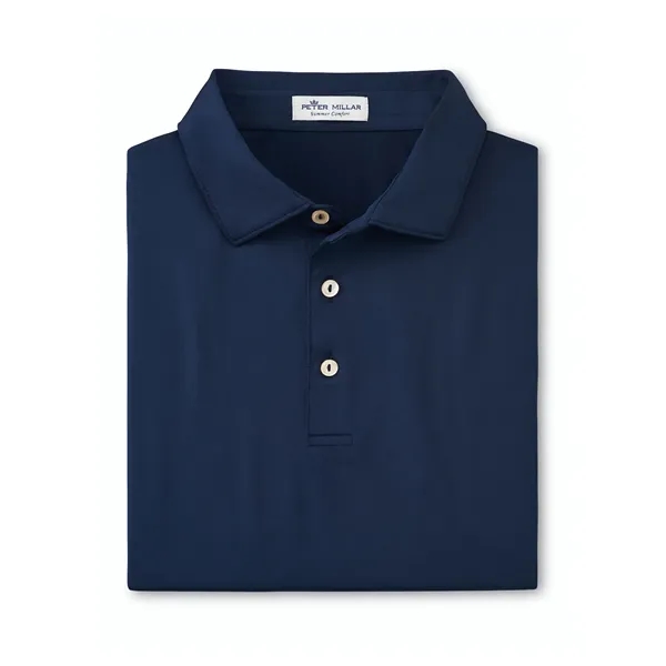 Peter Millar Men's Solid Performance Polo - Self Collar - Peter Millar Men's Solid Performance Polo - Self Collar - Image 2 of 9