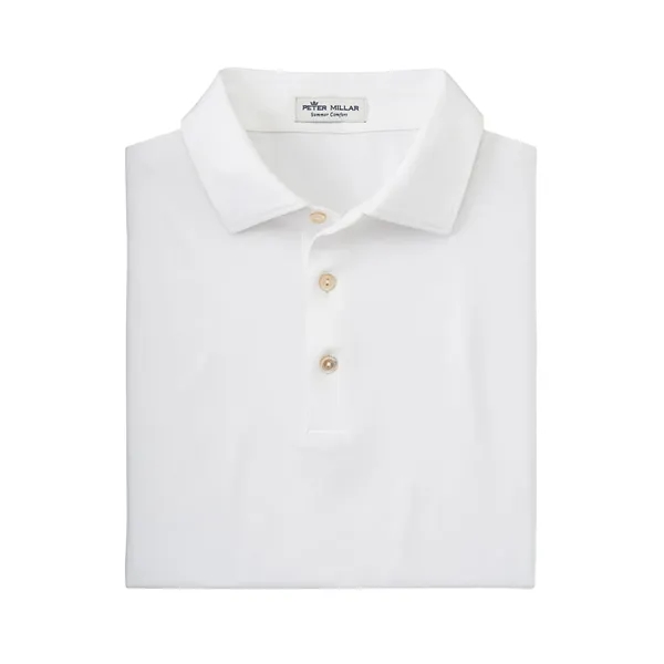 Peter Millar Men's Solid Performance Polo - Self Collar - Peter Millar Men's Solid Performance Polo - Self Collar - Image 3 of 9