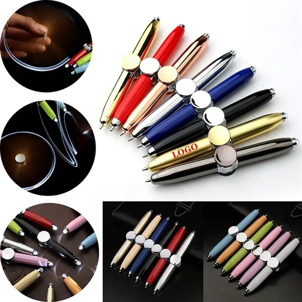 Fidget Spinner Luminous Ballpoint Pen - Fidget Spinner Luminous Ballpoint Pen - Image 0 of 10