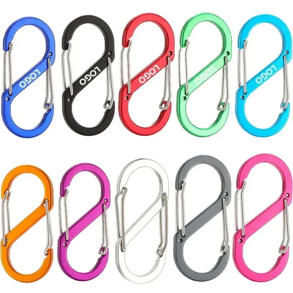 Aluminum Alloy S-shaped Carabiner - Aluminum Alloy S-shaped Carabiner - Image 0 of 4