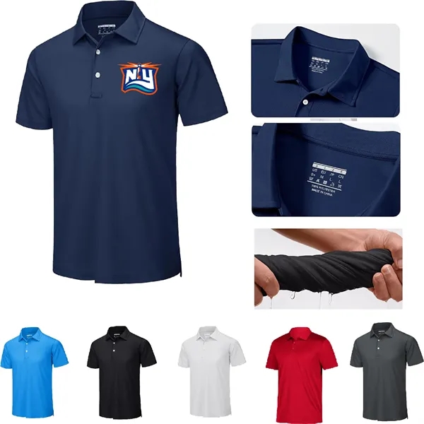 Business style lapel men's POLO shirt - Business style lapel men's POLO shirt - Image 0 of 7
