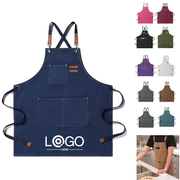 Large Pockets Chef Aprons - Large Pockets Chef Aprons - Image 0 of 5