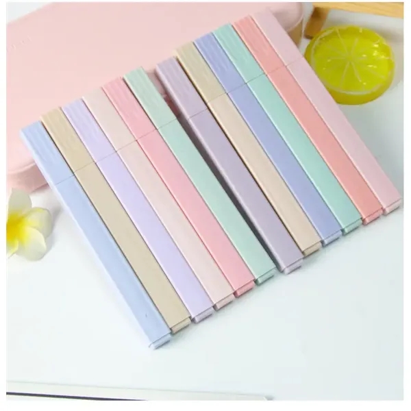 Aesthetic Cute Pastel Highlighters Set - Aesthetic Cute Pastel Highlighters Set - Image 2 of 2