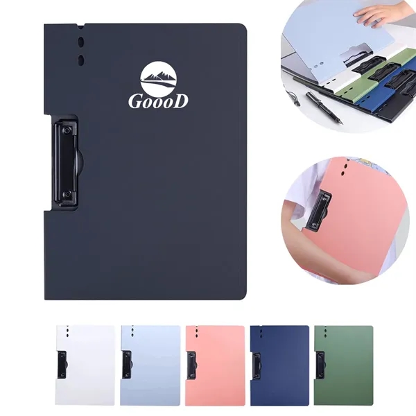A4 Clipboards Folding Document Folder With Metal Clip - A4 Clipboards Folding Document Folder With Metal Clip - Image 0 of 4