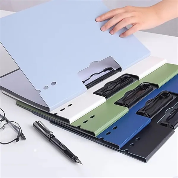 A4 Clipboards Folding Document Folder With Metal Clip - A4 Clipboards Folding Document Folder With Metal Clip - Image 2 of 4