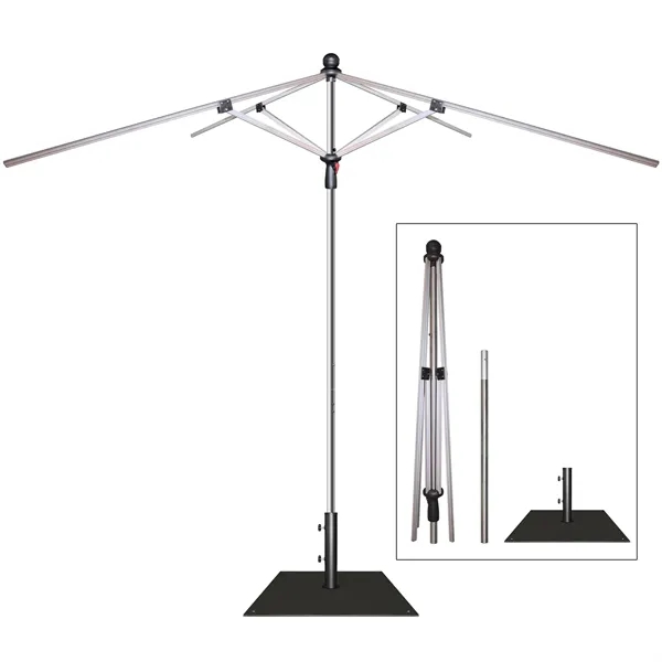 7.5' Heavy Duty Square Umbrella with Steel Base - 7.5' Heavy Duty Square Umbrella with Steel Base - Image 5 of 10